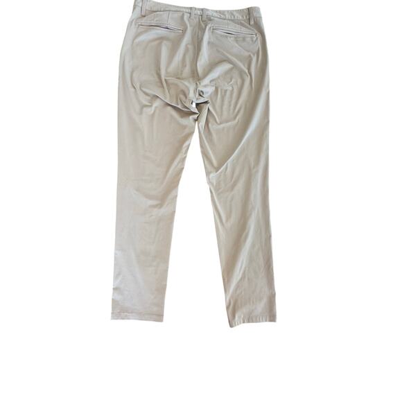 Rhône commuter classic pant khaki tan size 33 inseam 31.5 straight leg stretch - Picture 9 of 10